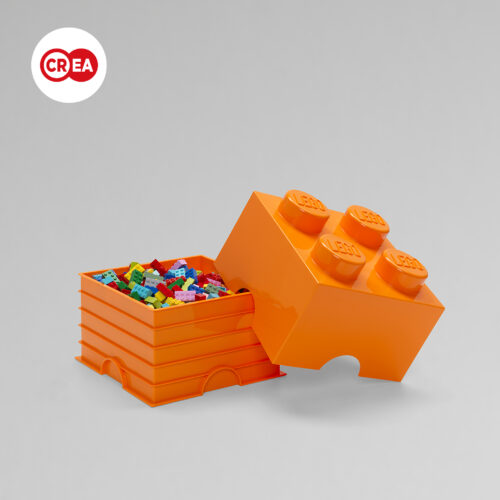 LEGO - Storage Brick 4 - Arancione
